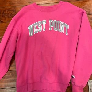 west point academy pink unisex crewneck